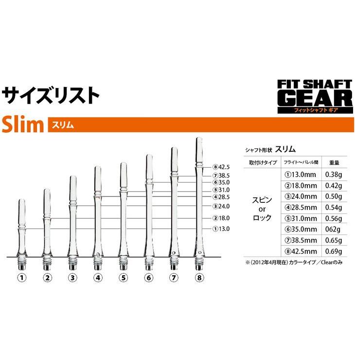 Fit Shaft GEAR スリムスピンタイプ Dブラック ＜4＞｜dartshive｜03