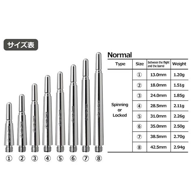 Fit Shaft(フィットシャフト) 超ジュラルミン ノーマル : ダーツハイブ