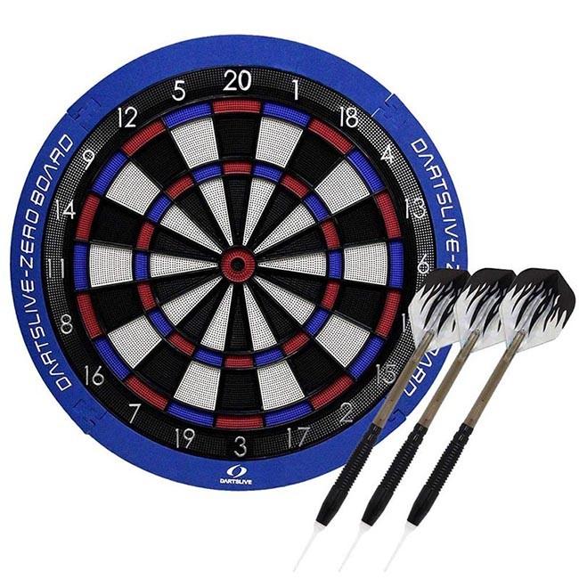 【セット商品】DARTSLIVE-ZERO BOARD(ダーツライブ ゼロボード) ブラスダーツセット　(ダーツ ボード)｜dartshive