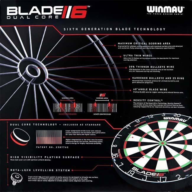 Winmau Blade6 ダーツボード Winmau(ウィンモウ) Blade6 Dual Core(ブレード6 デュアルコア