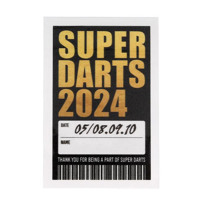 SUPER DARTS 2024 優勝記念 OFFICIAL GOODS : ダーツハイブ