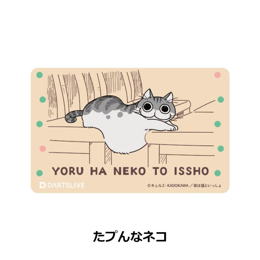 ダーツライブカード 夜は猫といっしょ DARTSLIVE CARD with LIVE