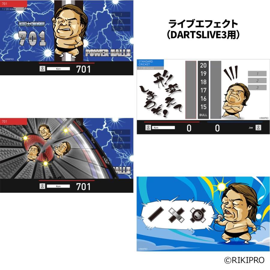 ダーツ ライブカード DARTSLIVE CARD 長州力 コラボ (ポスト便OK/2トリ