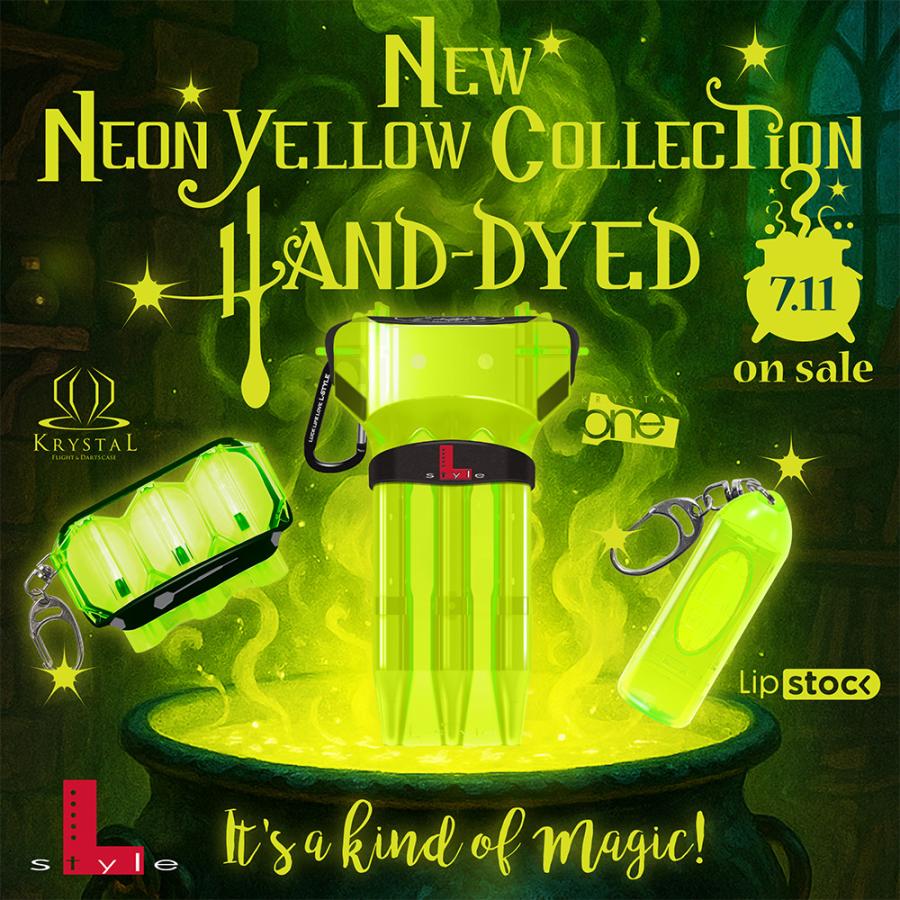 ダーツケース L-style KRYSTAL ONE SP ネオンイエロー エルスタイル クリスタル ワン |  | 01