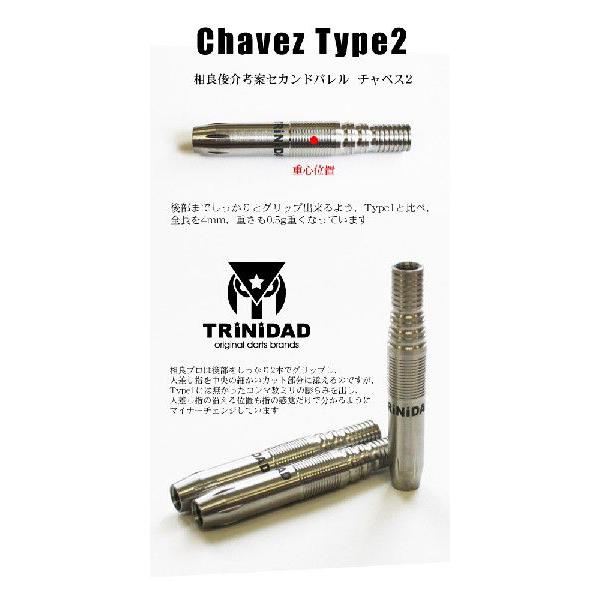 ダーツ バレル トリニダード プロ チャベス2 TRiNiDAD PRO Chavez Type 2 相良俊介 考案モデル | TRiNiDAD | 01