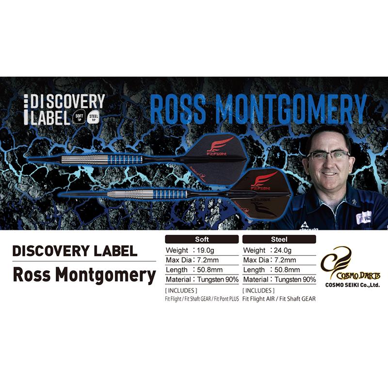 ダーツ バレル コスモダーツ COSMO DARTS DISCOVERY LABEL Ross Montgomery ロス・モンゴメリーモデル(ポスト便OK/8トリ)｜dartsshoptito｜02