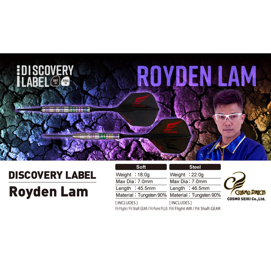 SALE ダーツ バレル コスモダーツ COSMODARTS DISCOVERY LABEL Royden Lam |  | 03