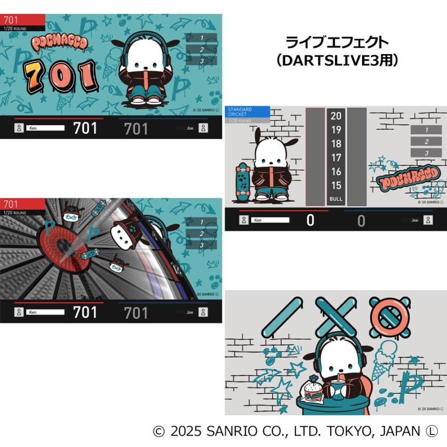 サンリオキャラクター ダーツセット 3本 ダーツセット Sanrio characters with DARTSLIVE CARD サンリオ