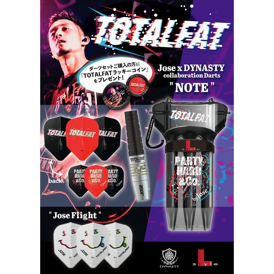 SALE ダーツ バレル セット Jose×DYNASTY Collaboration Darts Set Note |  | 07