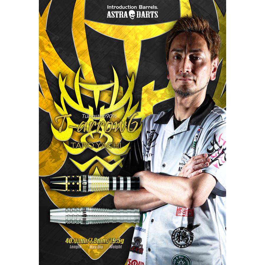 ダーツ バレル ASTRA DARTS DYNASTY T-arrow6 Plain 谷内太郎 選手モデル アストラダーツ (ポスト便OK/5トリ) |  | 03