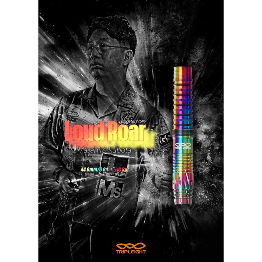 ダーツ バレル DYNASTY TRIPLEIGHT Loud Roar 久保田將裕 選手モデル ダイナスティー ラウドロアー (ポスト便OK/5トリ) |  | 03