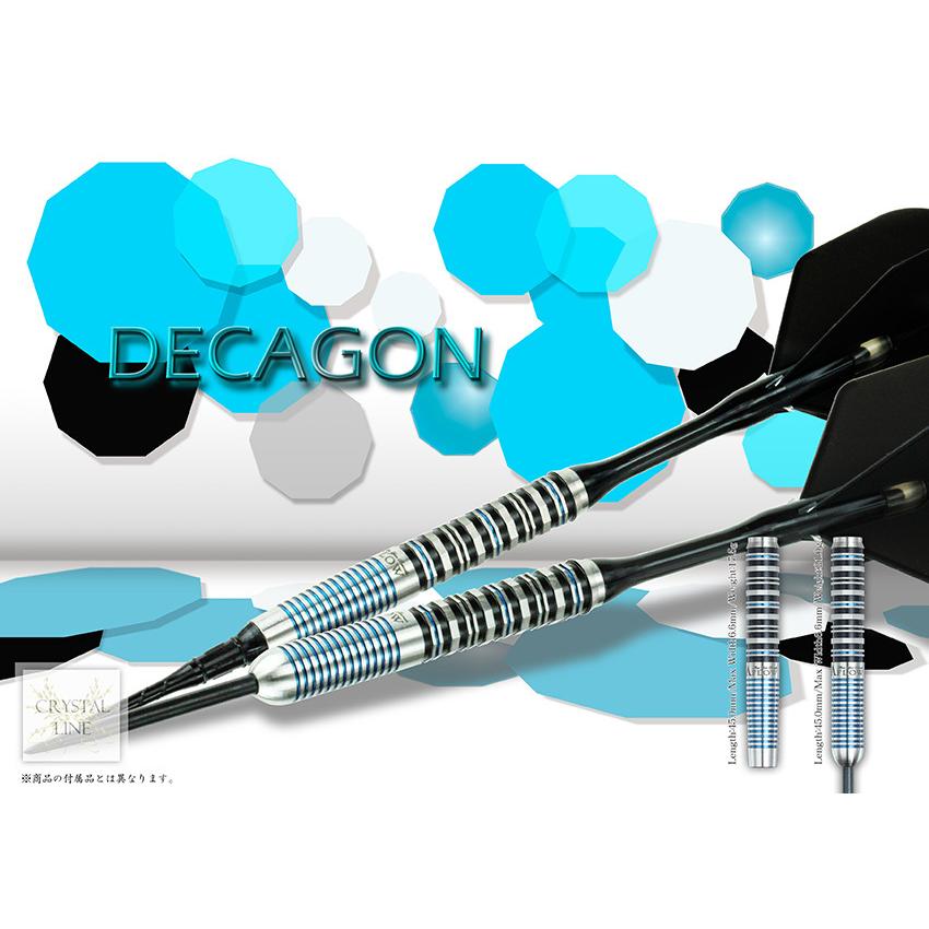 ダーツ バレル ダイナスティー DYNASTY CRYSTAL LINE DECAGON 2BA STEEL(ポスト便OK/10トリ) |  | 09