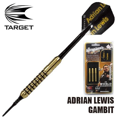 ダーツ バレル TARGET A.LEWIS GAMBIT SOFT ブラスダーツ (ポスト便OK/9トリ) | Target