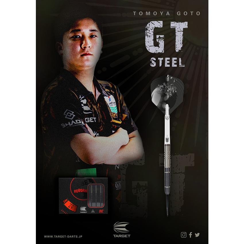 ダーツ バレル ターゲット TARGET REBEL REBORN GT STEEL 後藤智弥モデル レベルリボーン ジーティー(ポスト便OK/10トリ)｜dartsshoptito｜03