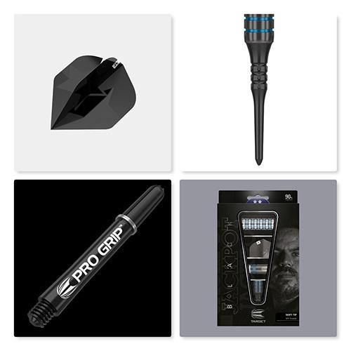 Target（ターゲット） ダーツ バレル TARGET JACKPOT BLACK 2BA/STEEL