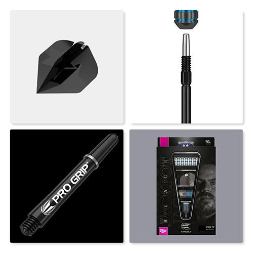 Target（ターゲット） ダーツ バレル TARGET JACKPOT BLACK 2BA/STEEL
