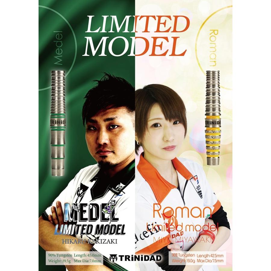 数量限定版＆特典付 ダーツ バレル トリニダード プロ メデル TRiNiDAD PRO Medel 柿崎 耀 選手モデル 2BA かっきー | TRiNiDAD | 05