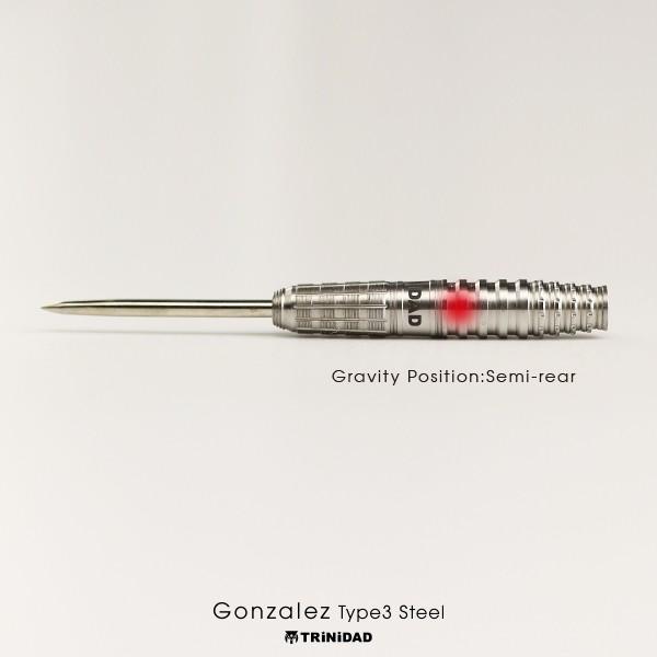 ダーツ バレル トリニダード プロ ゴンザレス3 スティール TRiNiDAD Gonzalez Type 3 Steel 西哲平 考案モデル | TRiNiDAD | 04