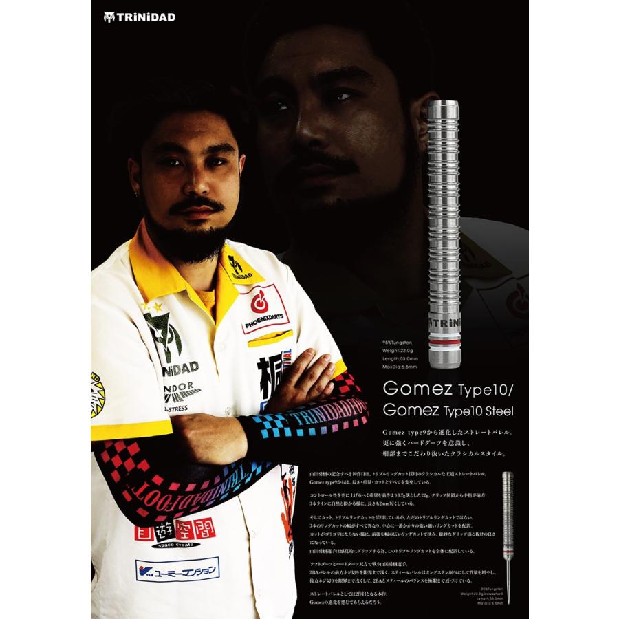 TRiNiDAD（トリニダード） ダーツ バレル プロ ゴメス10 TRiNiDAD PRO