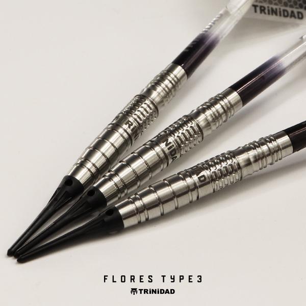ダーツ バレル TRiNiDAD PRO Flores3 近藤静加 選手考案モデル トリニダード プロ フローレス3 (ポスト便OK/5トリ) | TRiNiDAD | 08