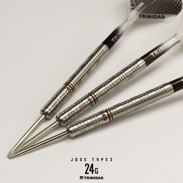 ダーツ バレル TRiNiDAD PRO JOSE3 24g STEEL トリニダード プロ ホセ3 ホセ・デ・ソウサ選手モデル (ポスト便OK/5トリ)JSM｜dartsshoptito｜07