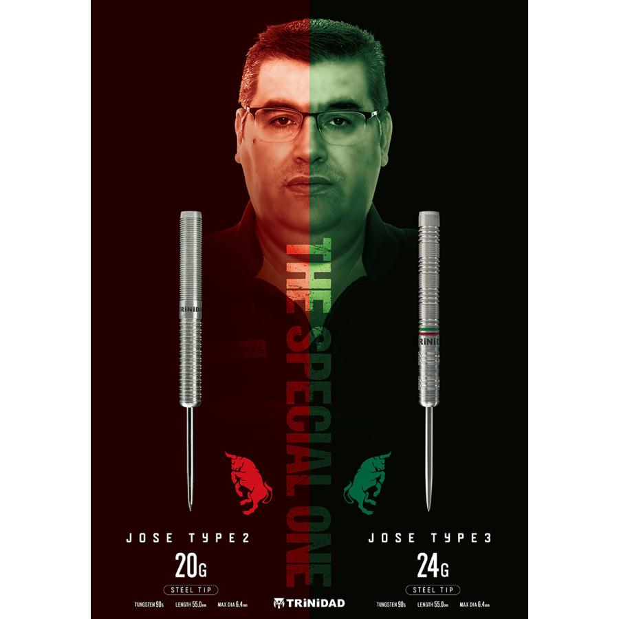 TRiNiDAD PRO JOSE3 24g ホセ3 ホセ・デ・ソウサ ダーツ バレル TRiNiDAD PRO JOSE3 トリニダード プロ ホセ3