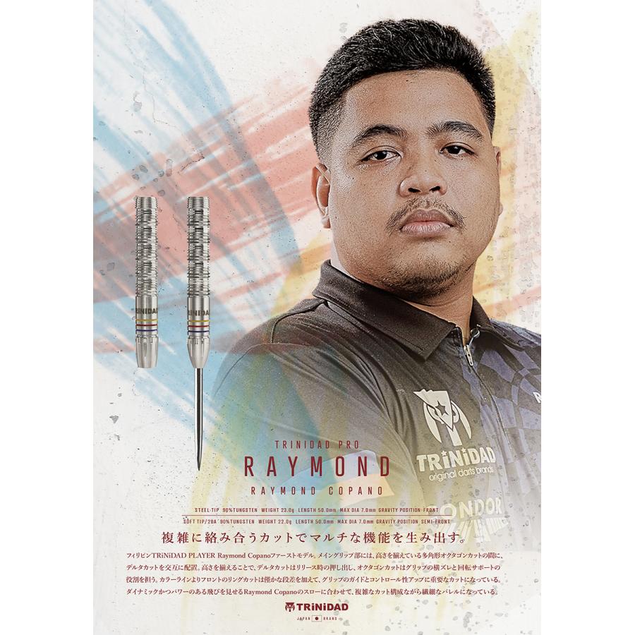 ダーツ バレル TRiNiDAD PRO Raymond トリニダード プロ レイモンド 選手モデル (ポスト便OK/5トリ) |  | 18