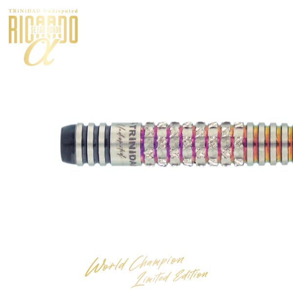 数量限定 ダーツ バレル TRiNiDAD Undisputed RICARDO α World Champion Limited 浅田斉吾 選手モデル トリニダード リカルド アルファ 数量限定 ダーツ バレル TRiNiDAD Undisputed RICARDO α World Champion Limited 浅田斉吾 選手モデル トリニダード リカルド アルファ