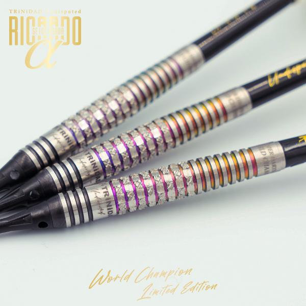 数量限定 ダーツ バレル TRiNiDAD Undisputed RICARDO α World Champion Limited 浅田斉吾 選手モデル トリニダード リカルド アルファ 数量限定 ダーツ バレル TRiNiDAD Undisputed RICARDO α World Champion Limited 浅田斉吾 選手モデル トリニダード リカルド アルファ