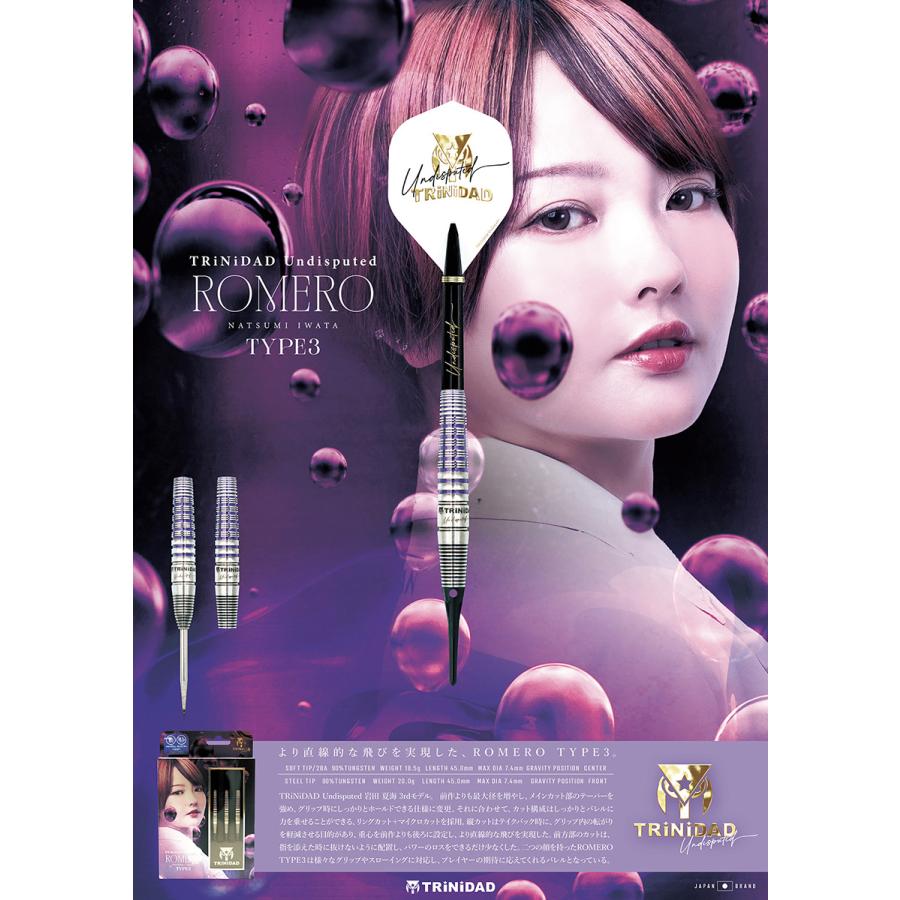 TRINIDAD ROMERO ダーツセット 21g 岩田夏海 TRINIDAD ROMERO ダーツセット 21g 岩田夏海 ダーツ バレル