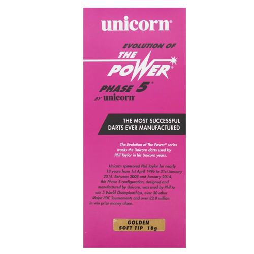 ダーツ バレル unicorn EVOLUTION OF THE POWER PHASE5 ゴールド パワー5 | unicorn（ダーツ） | 05