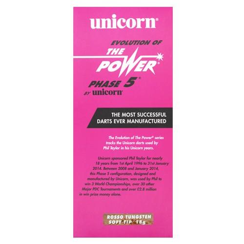 ダーツ バレル unicorn EVOLUTION OF THE POWER PHASE5 エボリューション パワー5 ロッソ | unicorn（ダーツ） | 05