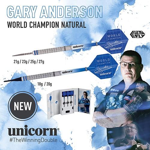 ダーツ バレル unicorn WORLD CHAMPION NATURAL Gary Anderson ユニコーン ワールドチャンピオン ゲイリー・アンダーソン | unicorn（ダーツ） | 08