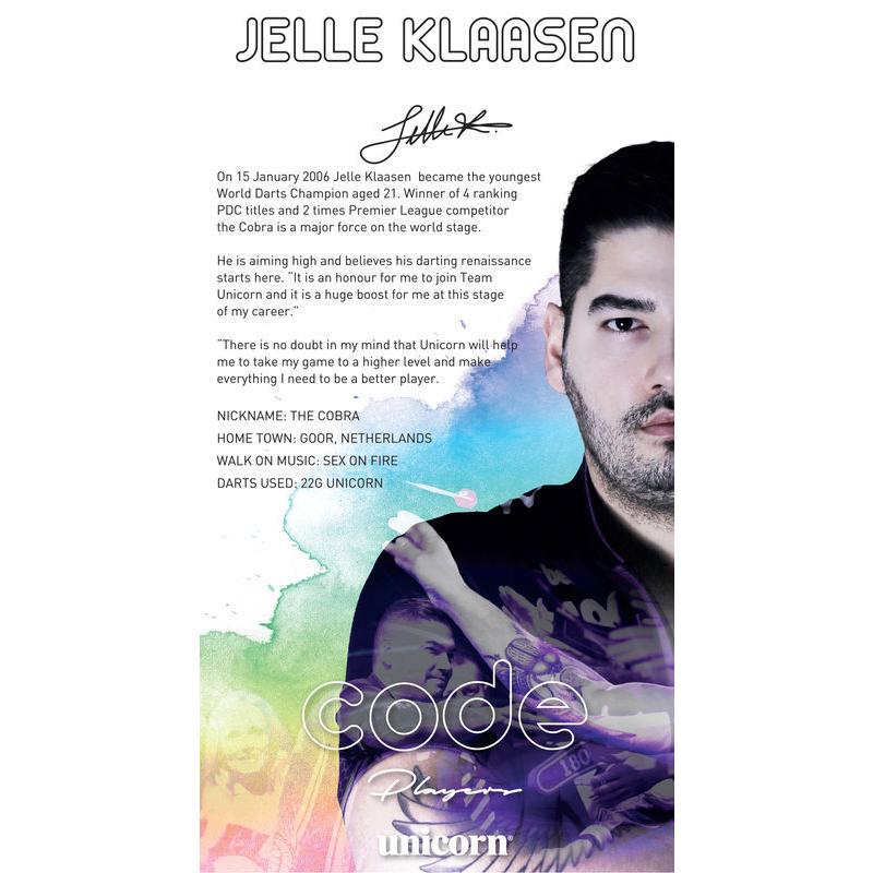 ダーツ バレル ユニコーン unicorn JELLE KLAASEN CODE 2BA Steel ヤラ・クラッセンモデル イェレ・クラーセン | unicorn（ダーツ） | 12