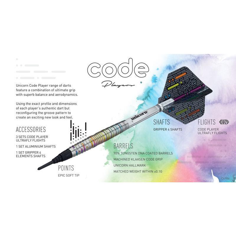 ダーツ バレル ユニコーン unicorn JELLE KLAASEN CODE 2BA Steel ヤラ・クラッセンモデル イェレ・クラーセン | unicorn（ダーツ） | 04