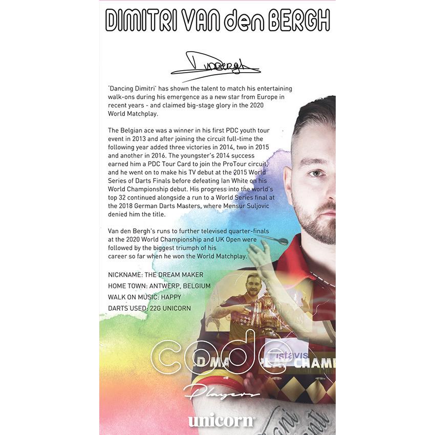 ダーツ バレル ユニコーン Unicorn DIMITRI VAN DEN BERGH CODE 90％ 2BA ディミトリ・ファン・デン・バーグモデル | unicorn（ダーツ） | 07