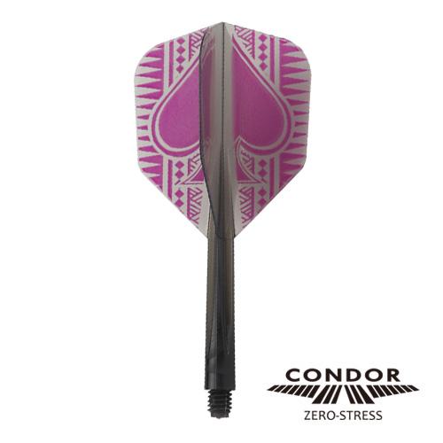 ダーツ フライト CONDOR コンドル SPADE スペード クリアブラック | CONDOR（ダーツ）