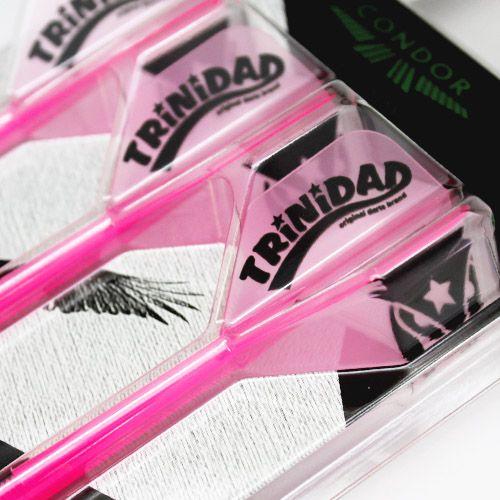 ダーツ フライト CONDOR コンドル TRiNiDADロゴ Ver.2 スモールL クリアピンク | CONDOR（ダーツ） | 01