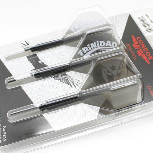 ダーツ フライト CONDOR コンドル TRiNiDADロゴ Ver.2 スタンダードL クリアブラック | CONDOR（ダーツ） | 01