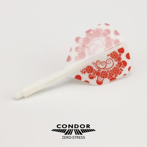 ダーツ フライト CONDOR コンドル 田中美穂 Wreath ホワイト | CONDOR（ダーツ） | 01