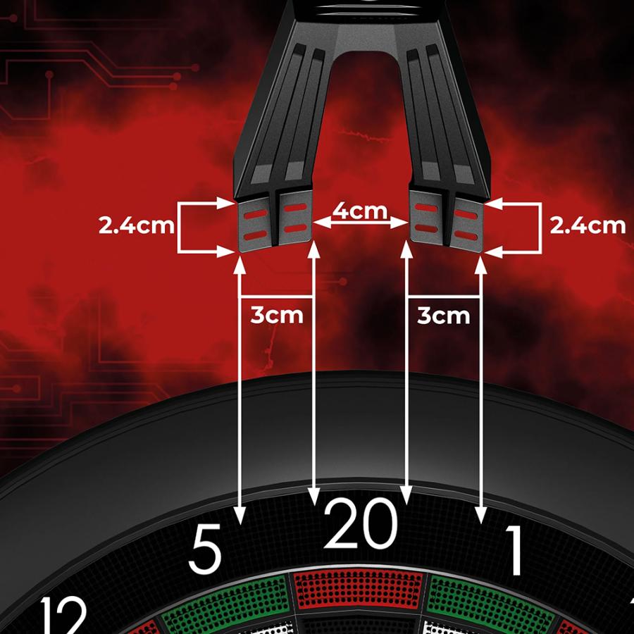ダーツボード ライト Mission Torus ST Dartboard Lighting for Soft Tip Dartboards |  | 03