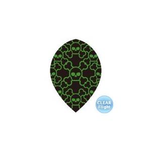 ダーツ フライト PRO スカルユニオン クリアグリーン(ポスト便OK/1トリ) |  | 02