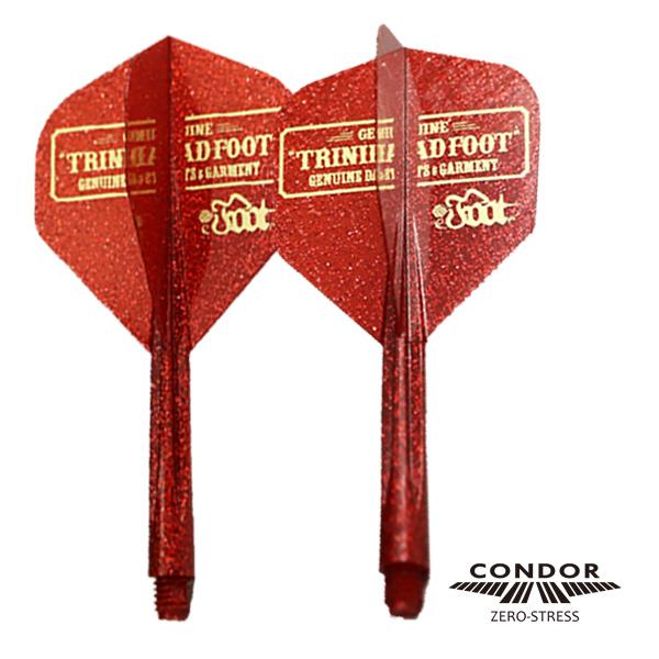 ダーツ フライト Condor Trinidad Foot コンドルフライト トリニダード フット コラボ ラメレッド 山田勇樹 ポスト便ok 5トリ Fl Con 038 Darts Shop Tito Yahoo 店 通販 Yahoo ショッピング