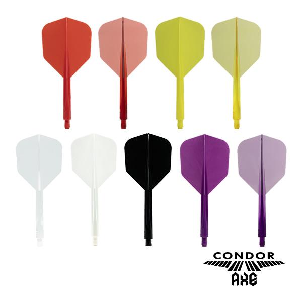 ダーツ フライト CONDOR AXE Small コンドルアックス スモール 無地 透明 硬コン CAXL | CONDOR（ダーツ）