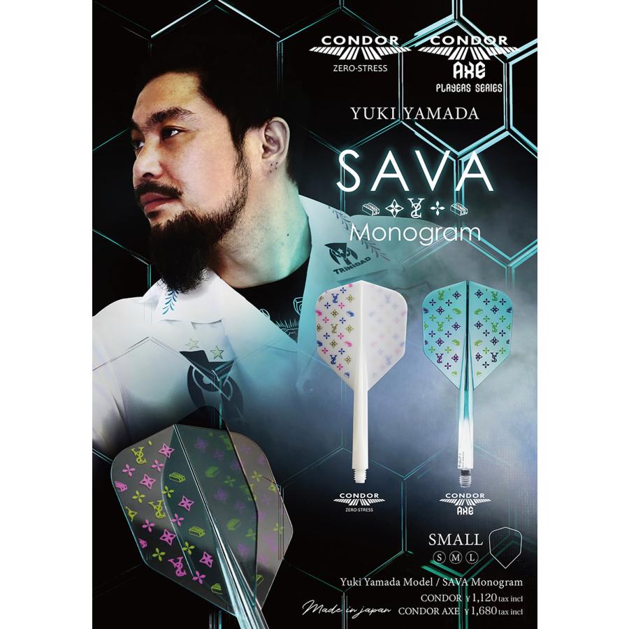 ダーツ フライト CONDOR SAVA Monogram コンドル サバ モノグラム 山田勇樹 選手モデル｜dartsshoptito｜10