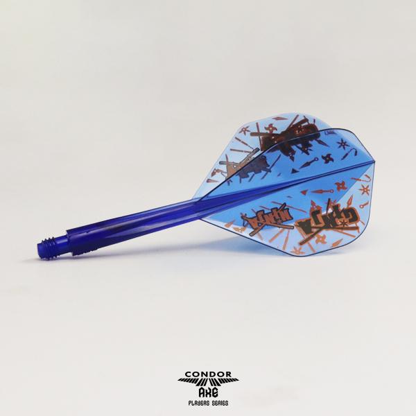 ダーツ フライト CONDOR AXE GINJA NINJA クリアブルー Matt Champbell 選手モデル コンドルアックス ギンジャニンジャ マット・キャンベル |  | 02