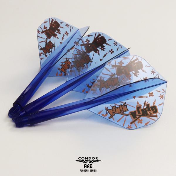 ダーツ フライト CONDOR AXE GINJA NINJA クリアブルー Matt Champbell 選手モデル コンドルアックス ギンジャニンジャ マット・キャンベル |  | 03