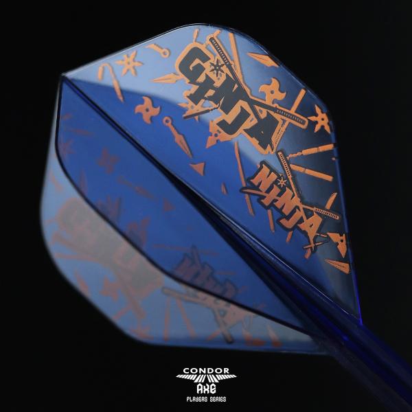 ダーツ フライト CONDOR AXE GINJA NINJA クリアブルー Matt Champbell 選手モデル コンドルアックス ギンジャニンジャ マット・キャンベル |  | 05