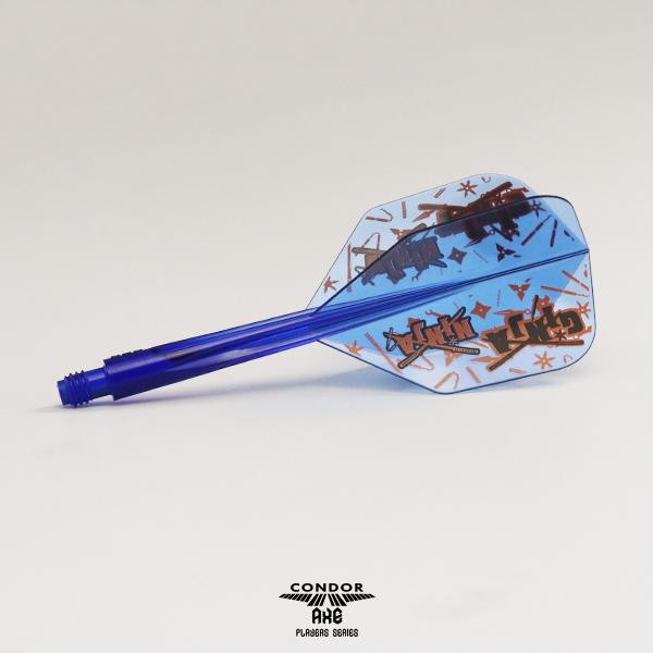 ダーツ フライト CONDOR AXE GINJA NINJA クリアブルー Matt Champbell 選手モデル コンドルアックス ギンジャニンジャ マット・キャンベル |  | 07