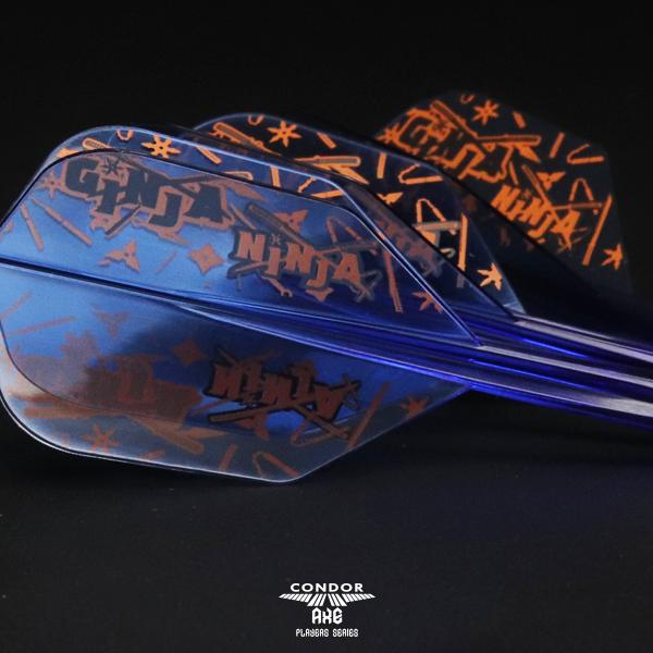 ダーツ フライト CONDOR AXE GINJA NINJA クリアブルー Matt Champbell 選手モデル コンドルアックス ギンジャニンジャ マット・キャンベル |  | 08